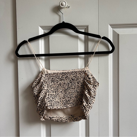 LA HEARTS CHEETA PRINT CROP TOP-XS - Picture 2 of 5